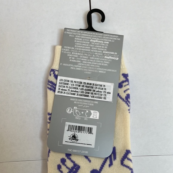 Disney 100 years of music Mickey Socks One size New - Picture 3 of 3
